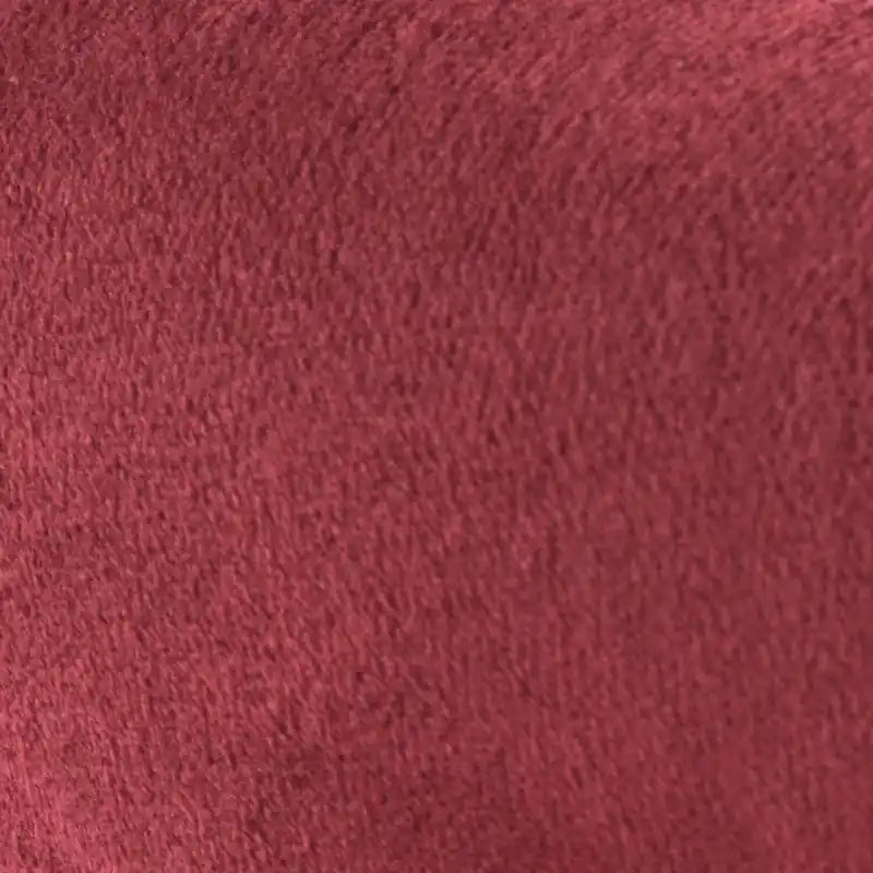 Pouf rond en tissu avec base dorée de 17 po
