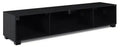 Augustus 84 Modern TV Stand with Storage and Cable Management for TVs up to 90- Black