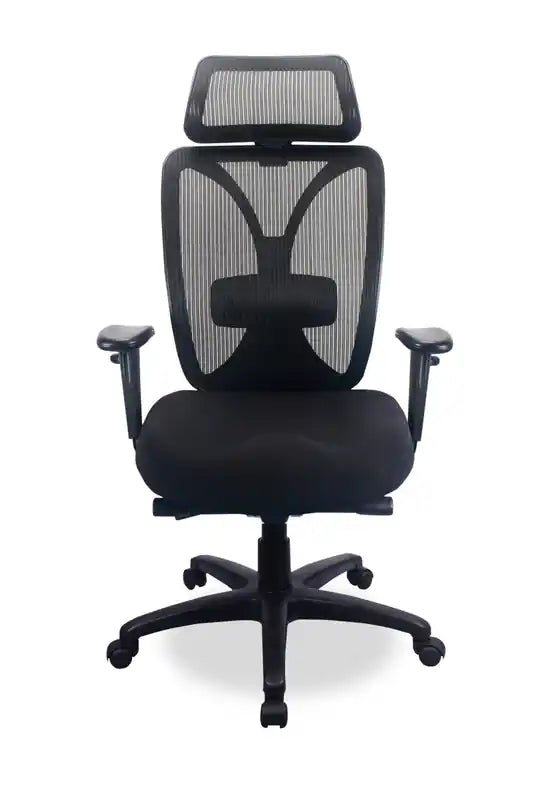 Chaise de bureau 28.5 – Noir avec dossier en maille