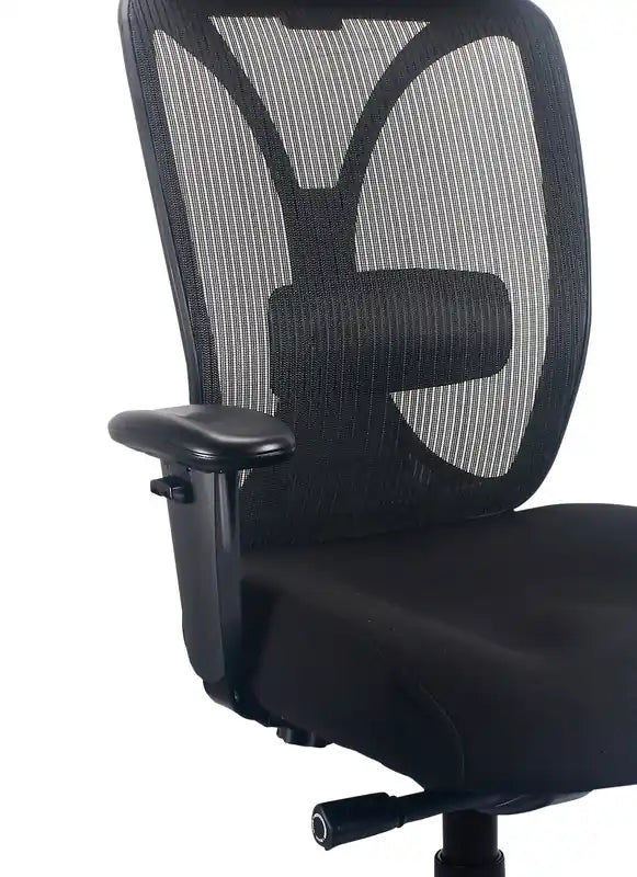 Chaise de bureau 28.5 – Noir avec dossier en maille