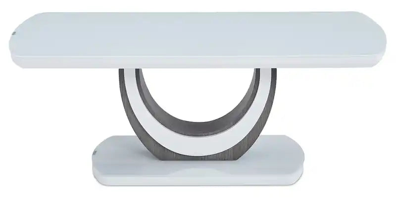 Table basse moderne 47.25 - Blanc et gris
