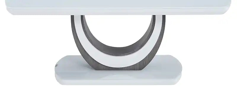Table basse moderne 47.25 - Blanc et gris