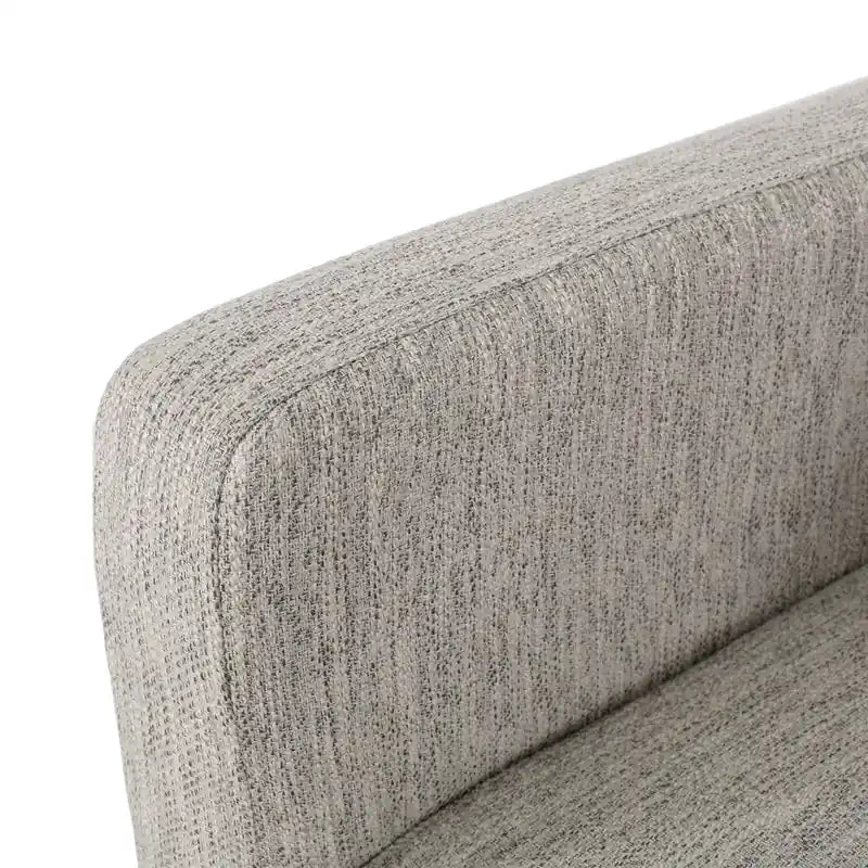 Tabouret de comptoir de 66 cm avec siège en tissu rembourré et pieds en bois massif