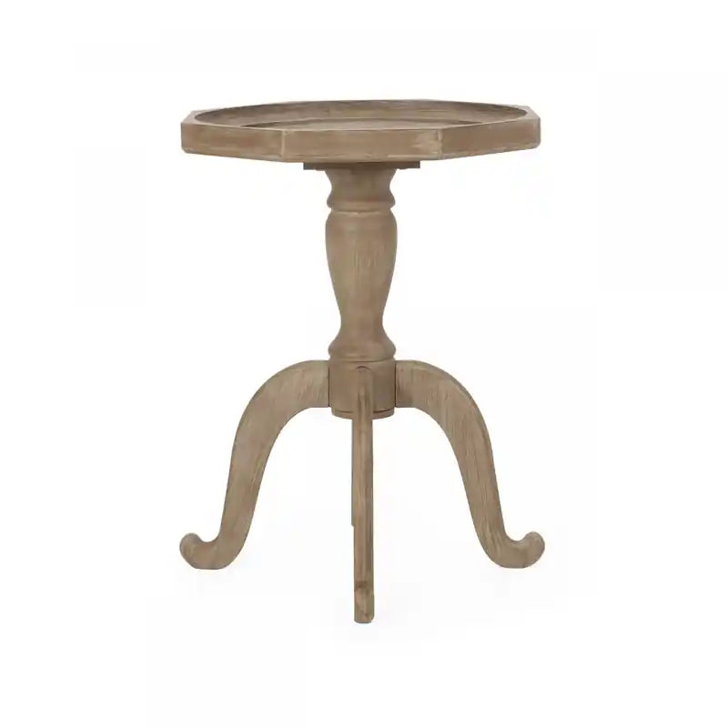 Table d'appoint traditionnelle avec pieds araignée