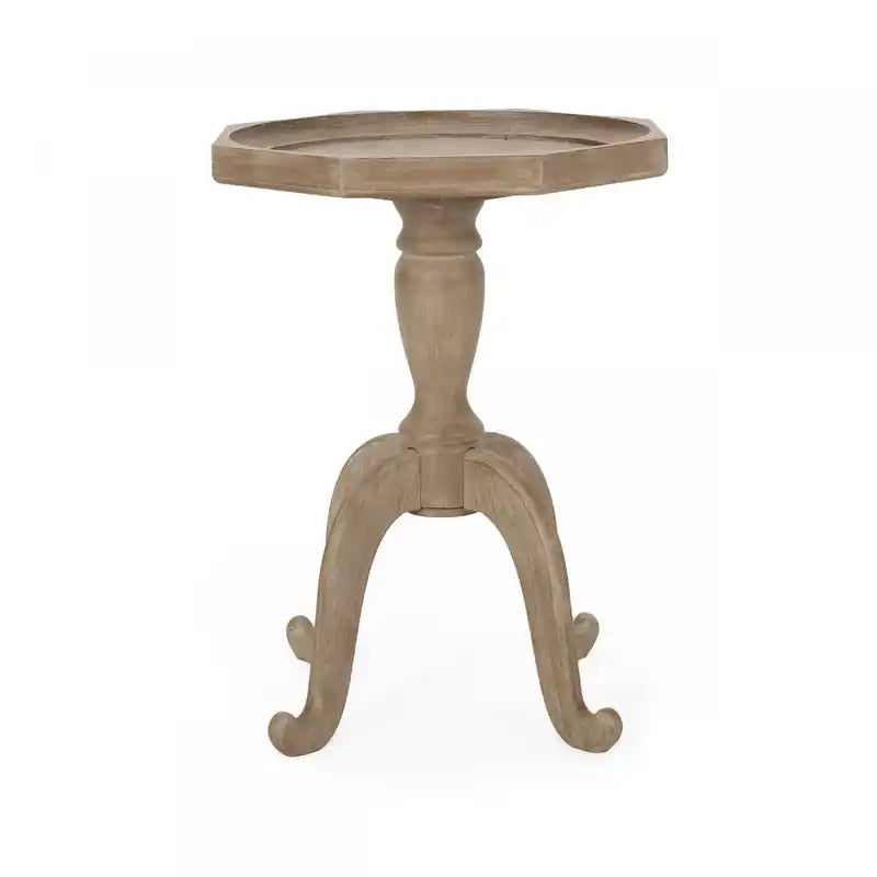 Table d'appoint traditionnelle avec pieds araignée