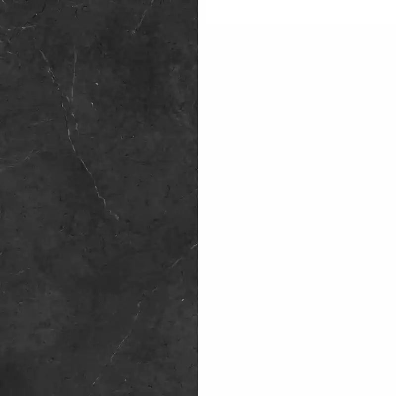 Îlot de cuisine avec rangement – Faux marbre noir et blanc