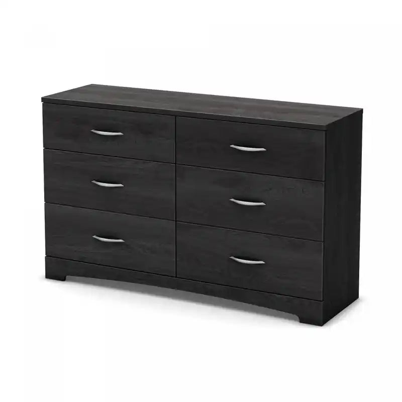 Step One 6-drawer Dresser - Gray Oak