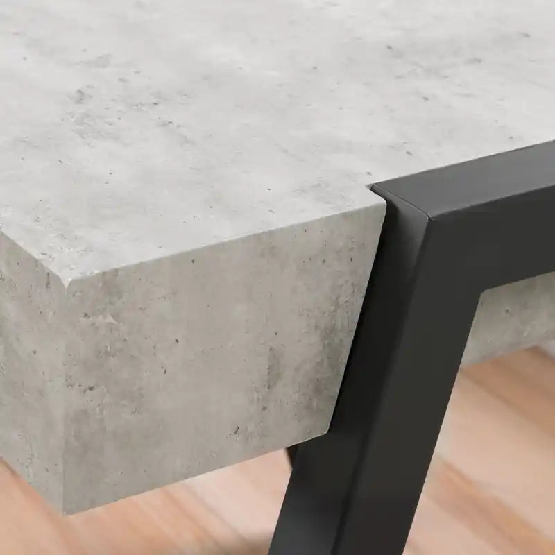 Table d'appoint carrée - Béton