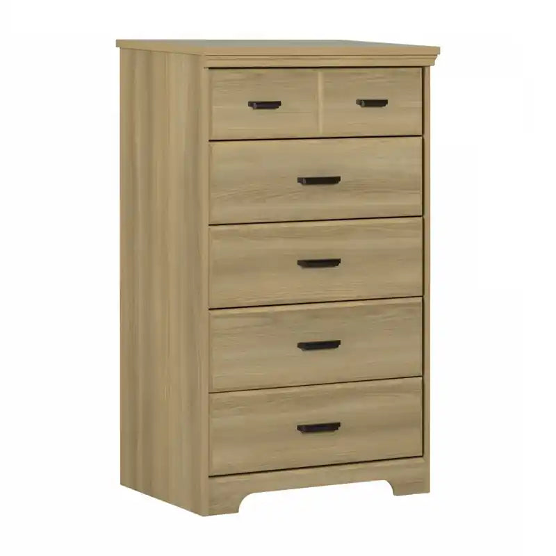 Versa 5-Drawer Chest - Natural Ash