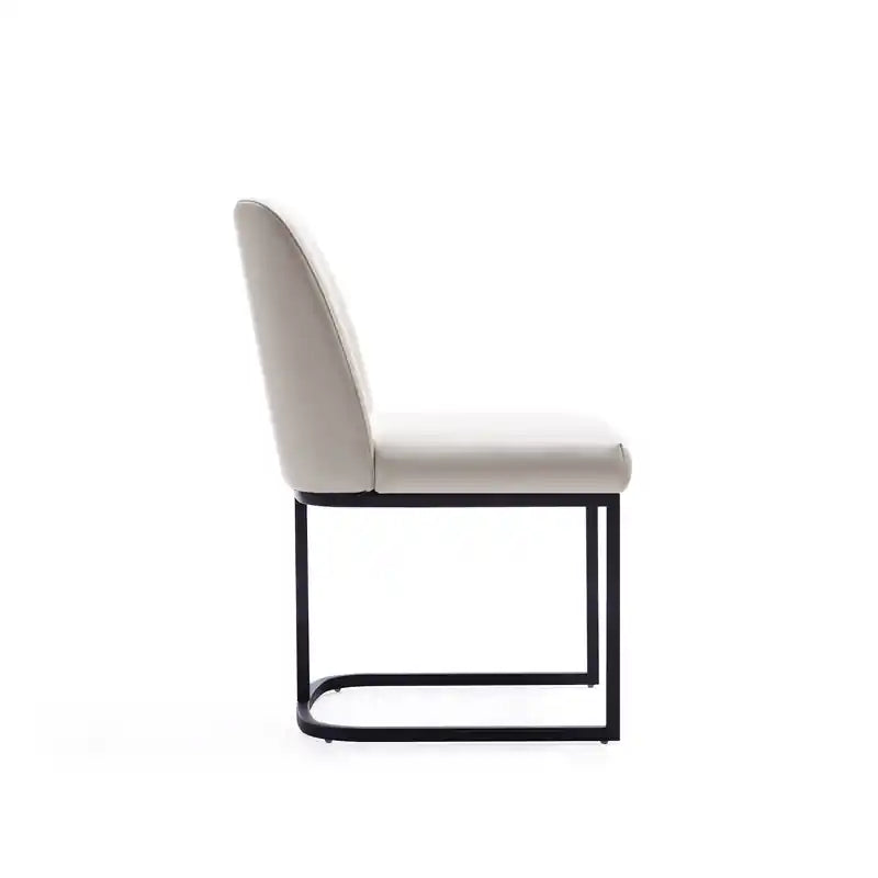 Chaise de salle à manger en similicuir