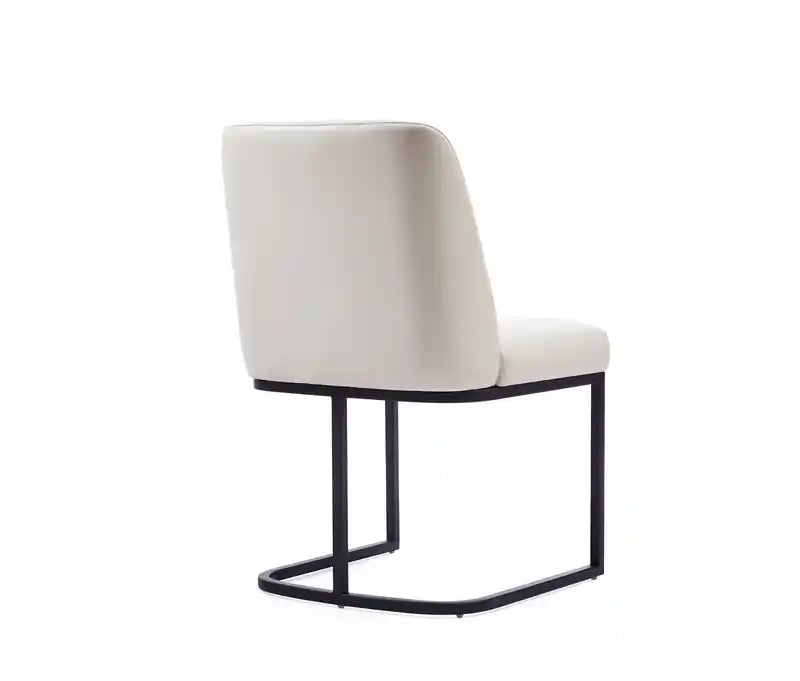 Chaise de salle à manger en similicuir