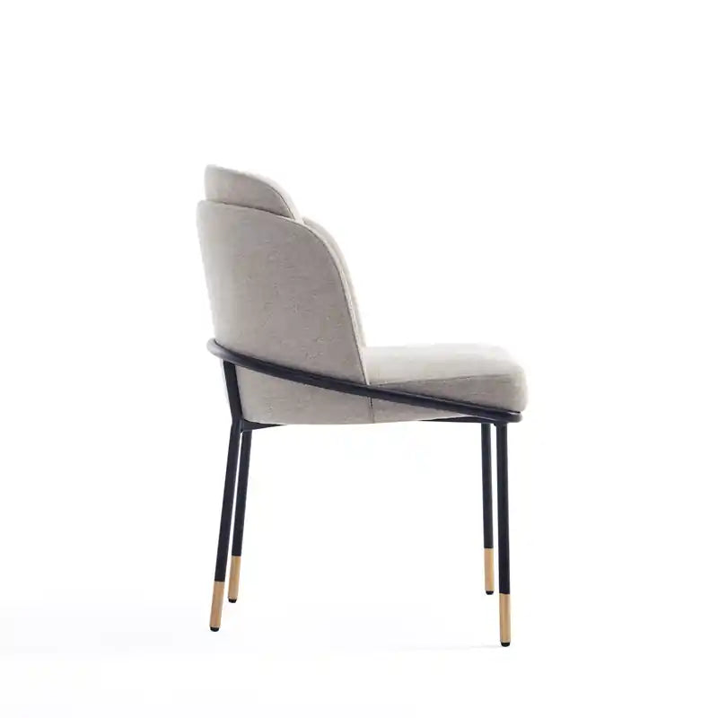 Chaise de salle à manger en tissu - Blé