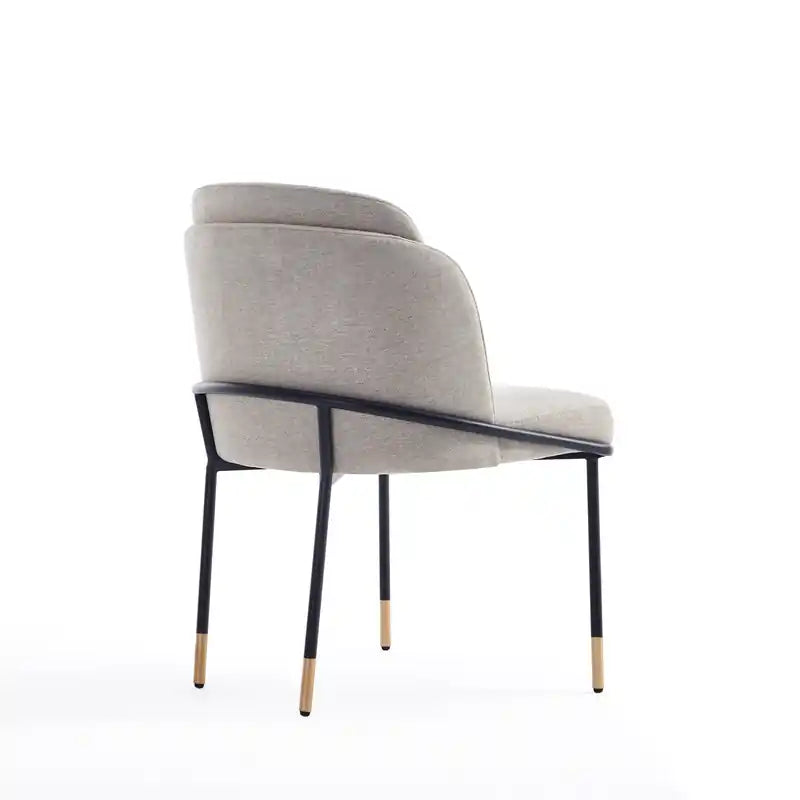 Chaise de salle à manger en tissu - Blé