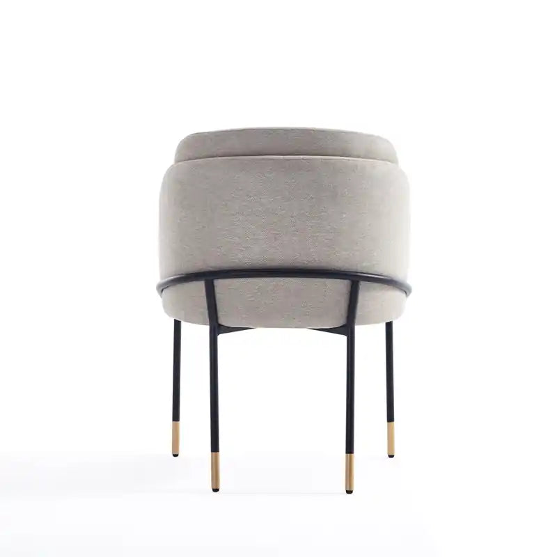 Chaise de salle à manger en tissu - Blé
