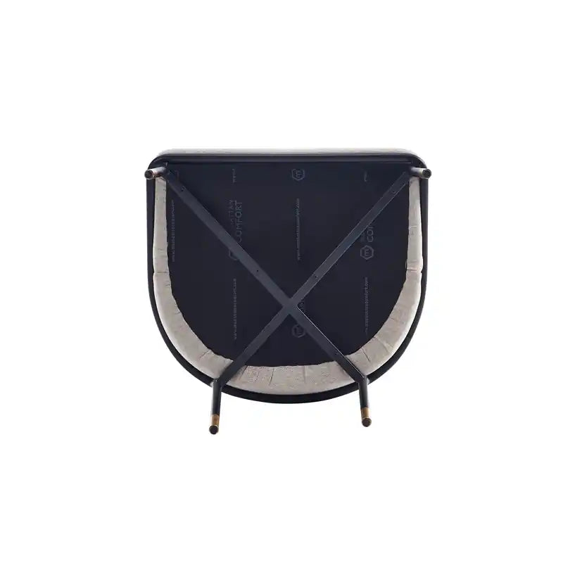 Chaise de salle à manger en tissu - Blé