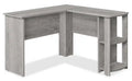 Eason 47 L-Shaped Office Desk with Shelf