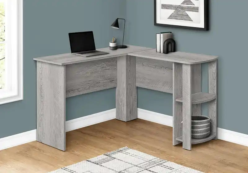 Bureau en L avec étagère 47
