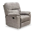 Made in Canada Fynn 40 Chenille Fabric Glider Reclining Chair - Dove Grey