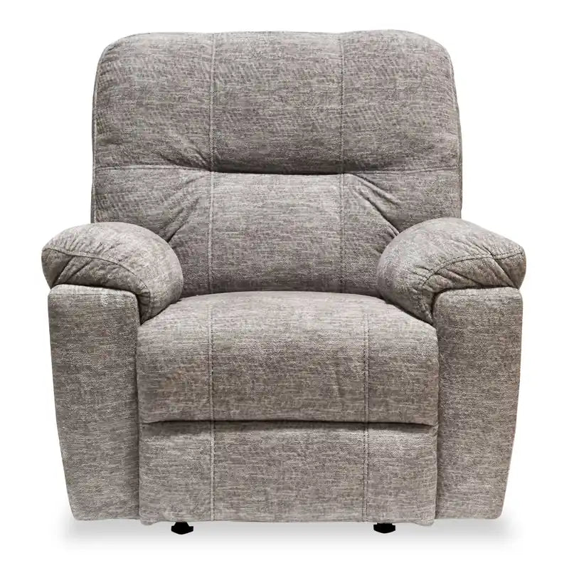 Fauteuil inclinable planeur en tissu chenille 40 fabriqué au Canada - Gris tourterelle