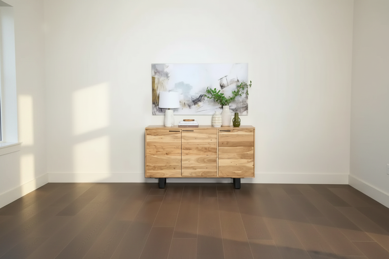Nordic Oak Sideboard - Wide Shot