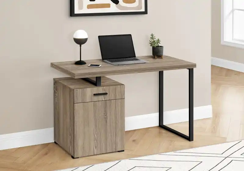 47.25 Bureau réversible avec tiroir et armoire