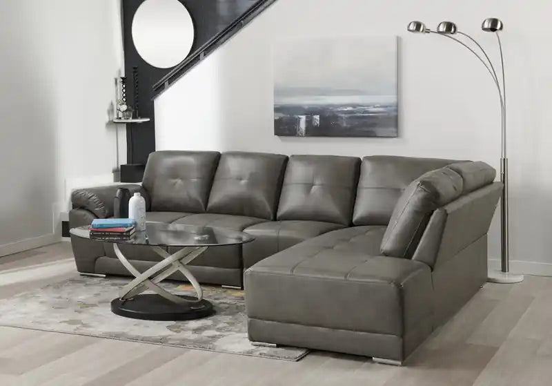 48 table basse ovale moderne en verre – Plateau en verre avec base en métal